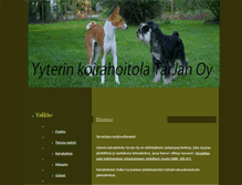 Tablet Screenshot of koirahoitolatarjan.omatsivut.info